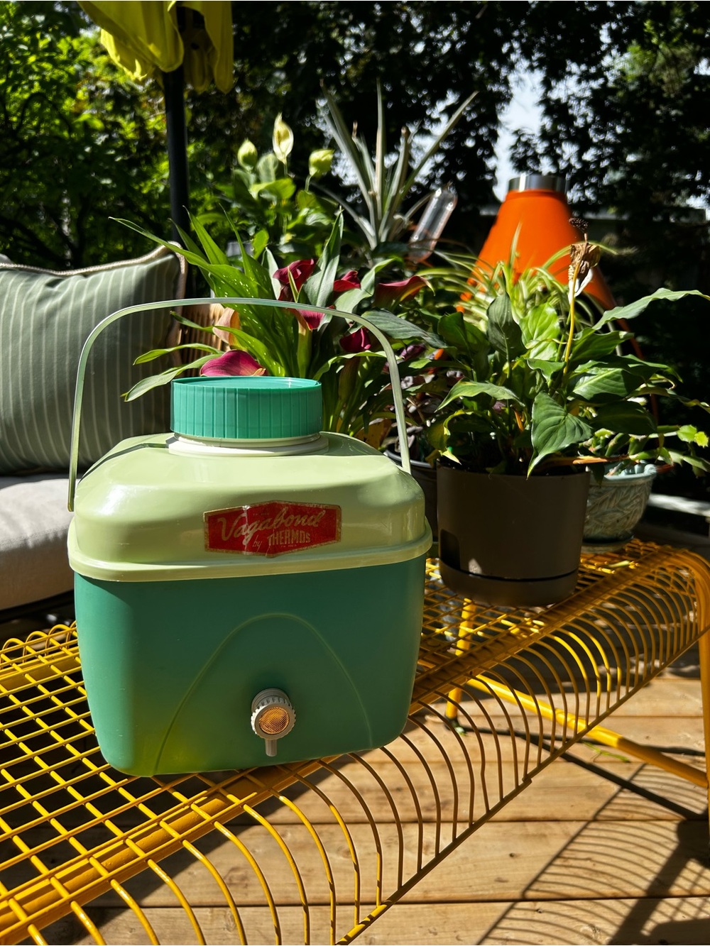 Incroyable glacière vintage Vagabond par Thermos.